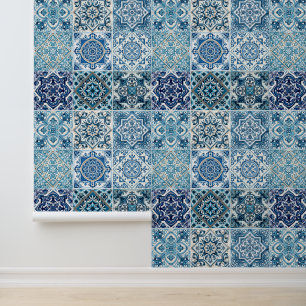 Mediterranean Tiles, Portuguese, Azulejo, Majolica Wallpaper
