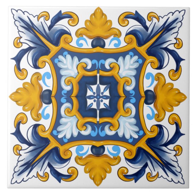 Mediterranean tiles,Sicilian tiles  (Front)
