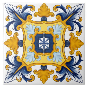 Mediterranean tiles,Sicilian tiles,majolica  Ceramic Tile