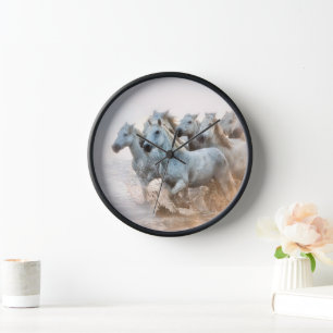 Mediterranean Water at Sunrise Clock