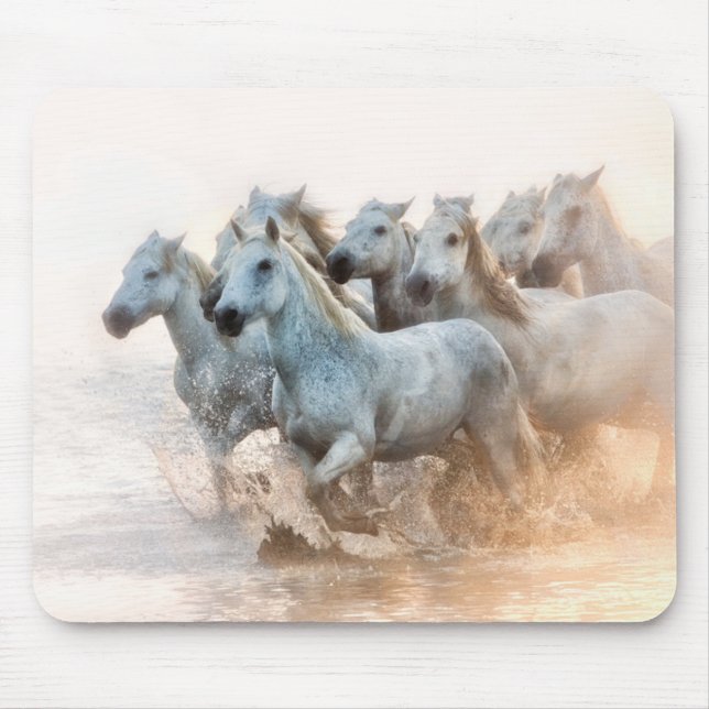 Mediterranean Water at Sunrise Mouse Pad (Front)