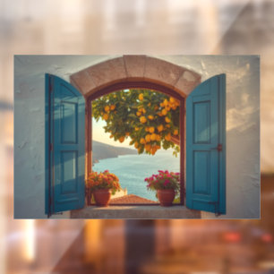 Mediterranean window view frame Coast Lemon Balcon