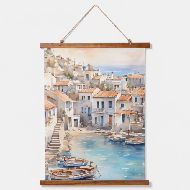 Mediterranean y hanging tapestry (Front)