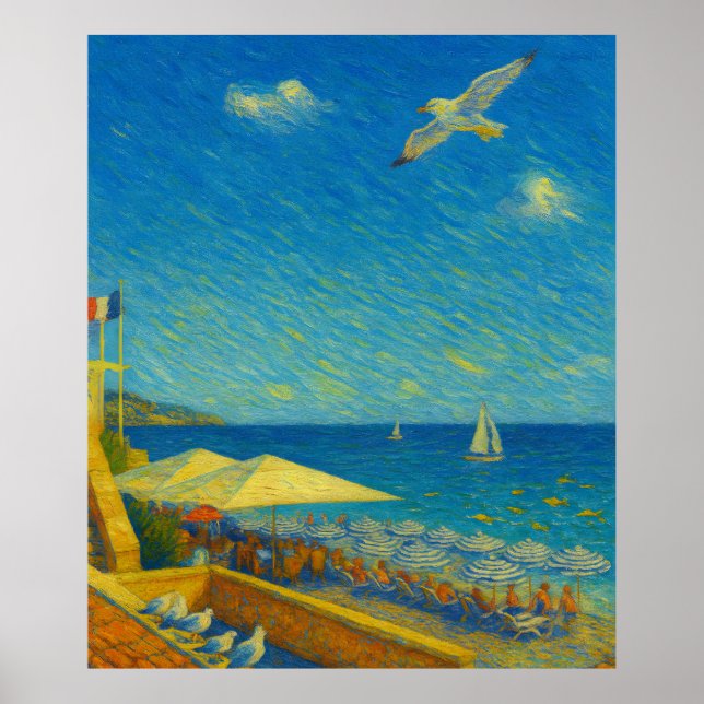 #MediterraneanArt #Cityscape #UrbanArt #TravelPost Poster (Front)