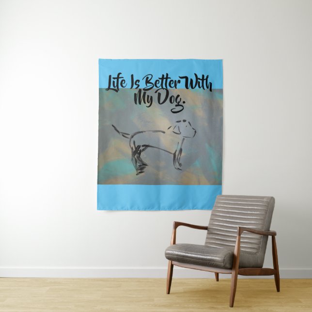 Medium (50" x 60") Tapestry (In Situ)