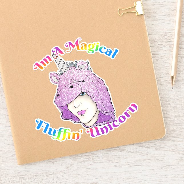 Medium 6" x 6" Custom-Cut Vinyl Sticker (Notebook)