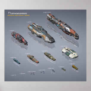 Medium and small ships chart