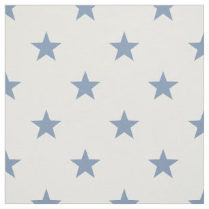 Medium Blue Stars (large scale) Fabric
