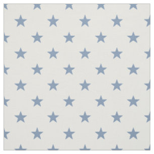 Medium Blue Stars (small scale) Fabric