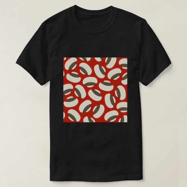 Medium button mushroom pattern 1 T-Shirt (Design Front)