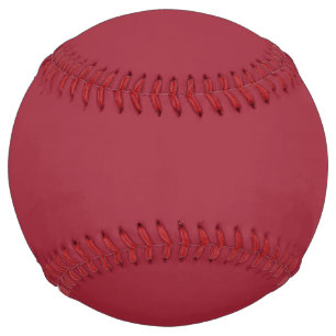 Medium Cardinal Red Solid Colour Softball