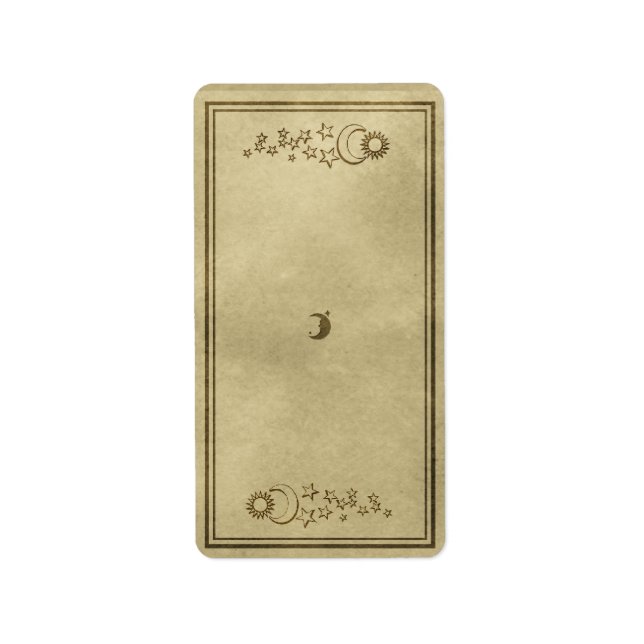 Medium Celestial Apothecary Label (Front)