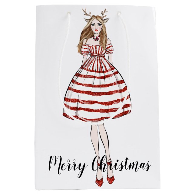 Medium Christmas Gift Bag (Front)