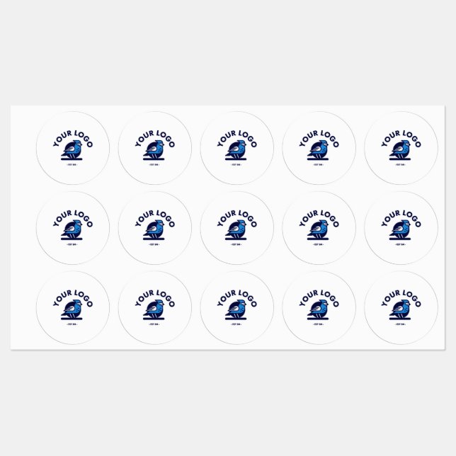 Medium Circle Adhesive / Waterproof Label (Sheet)