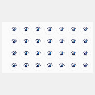 Medium Circle Iron On Label