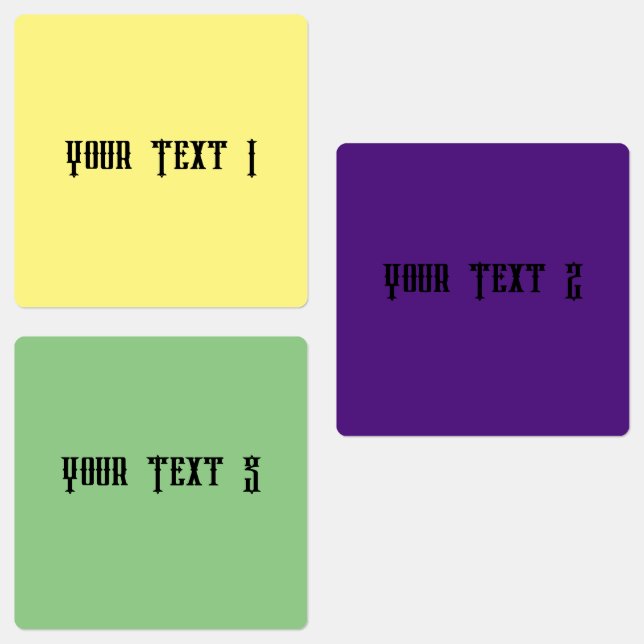 Medium Circle Waterproof Label (Group)