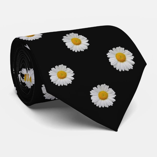 Medium Daisy Polka Dot Tie (Rolled)