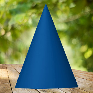 Medium Electric Blue Solid Colour Party Hat