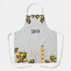 Medium Lemon All Over Print Apron