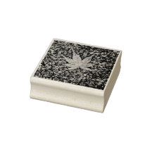 Medium: Maple Leaf Rubber Stamp