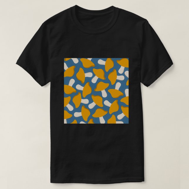 Medium mushroom pattern T-Shirt (Design Front)