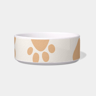 Medium Paw Print Pet Bowl