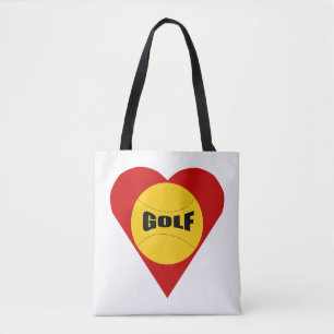 Medium shoulder bag LOVE GOLF