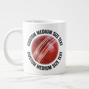 Medium Size Personalised Text Giant Cricket Mug