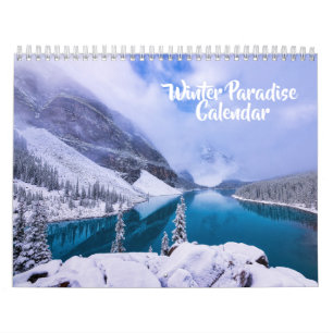 Medium Size Winter Paradise Calendar