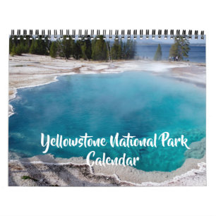 Medium Size Yellowstone Park Calendar