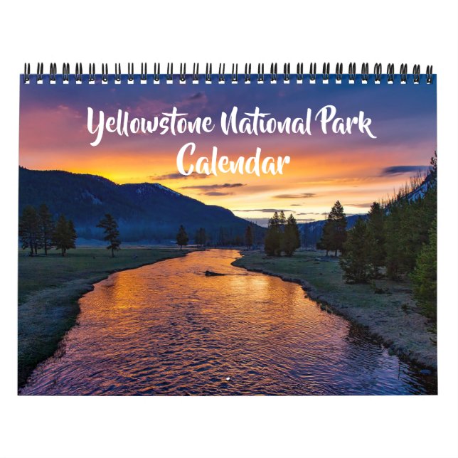 Medium Size Yellowstone Park Calendar (Cover)