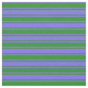 Medium Slate Blue & Forest Green Pattern Fabric