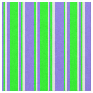 Medium Slate Blue, Lime, and Lavender Coloured Fabric