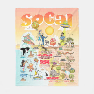 Medium SoCal Fleece Blanket
