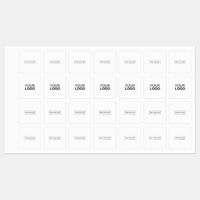 Medium Square Iron On Label (Sheet)