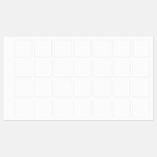 Medium Square Iron On Label (Sheet)