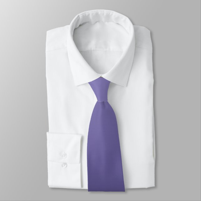 Medium to Dark Periwinkle Gradient Tie (Tied)