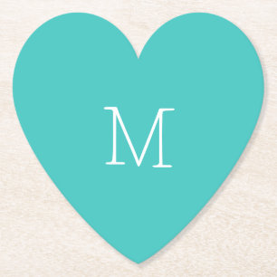 Medium Turquoise Paper Coaster