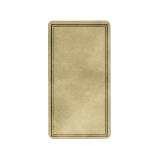 Medium Vertical Apothecary Label