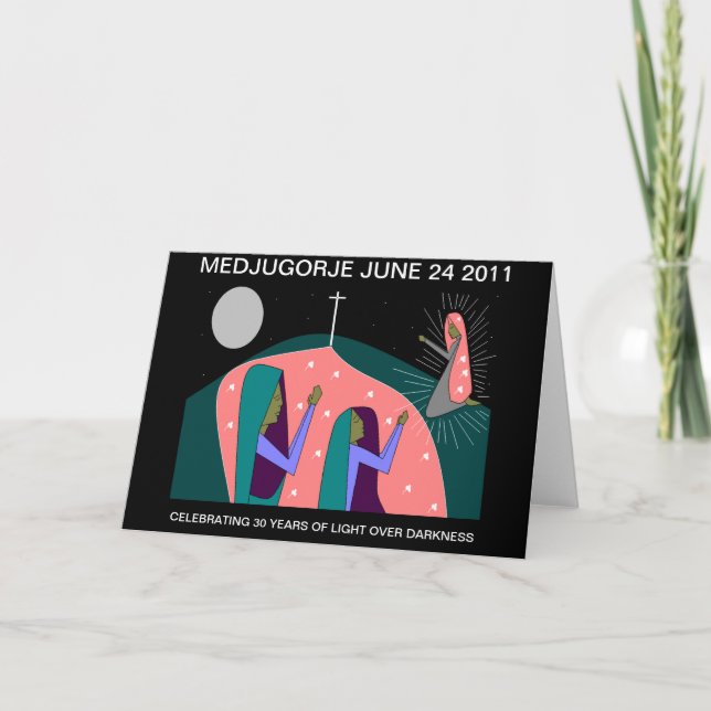 MEDJUGORJE 30-YEAR ANNIVERSARY CARD (Front)