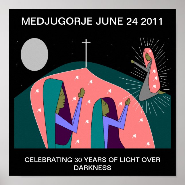 MEDJUGORJE 30-YEAR ANNIVERSARY POSTER (Front)