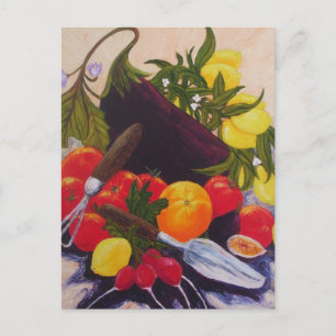 Medley Fruits & Vegetables Postcard