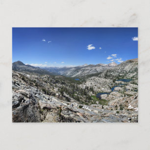 Medley Lake Basin Panorama from High - Sierra Postcard