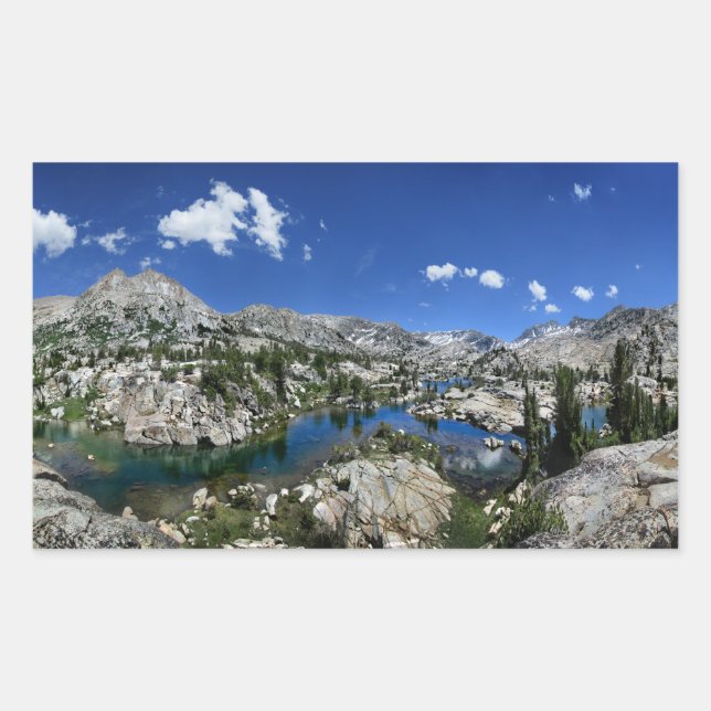Medley Lake - Sierra Rectangular Sticker (Front)
