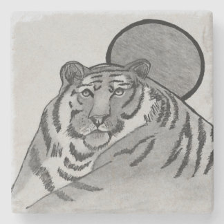 Medlin Wildlife "Tiger" Series Stone Coaster