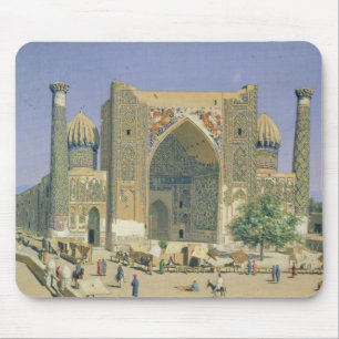 Medrasah Shir-Dhor at Registan place Mouse Pad