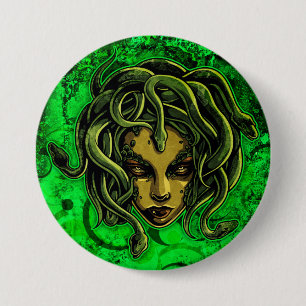 Medusa 7.5 Cm Round Badge