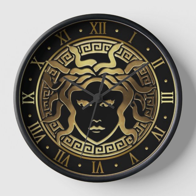 Medusa Abstract Clock (Front)