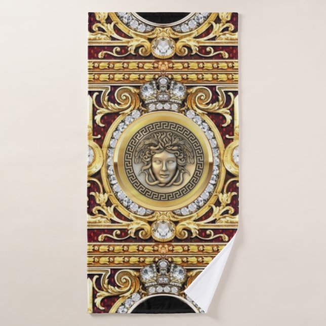Medusa Baroque Gift / Guest  Bath Towel Set (Bath Towel)
