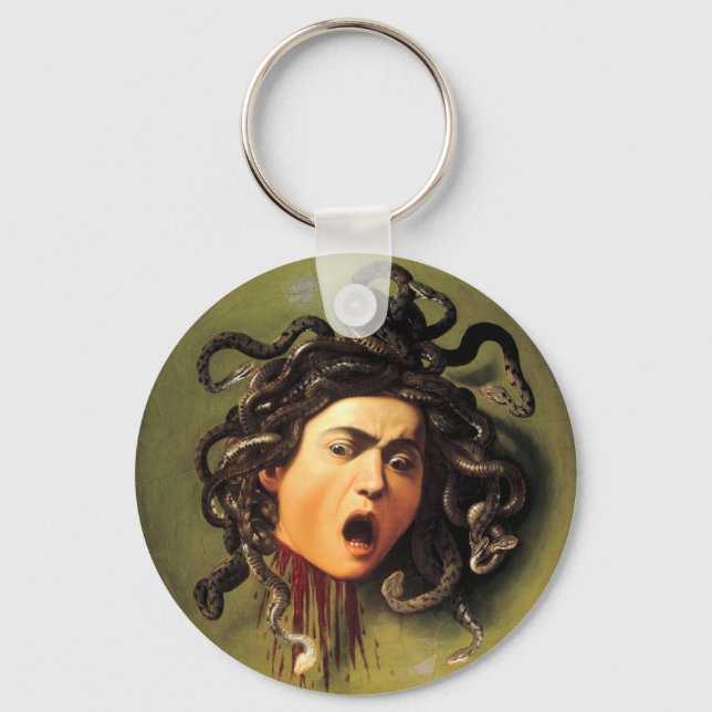Medusa, Caravaggio Key Ring (Front)